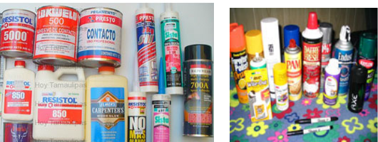 Abuso descontrolado de inhalantes 