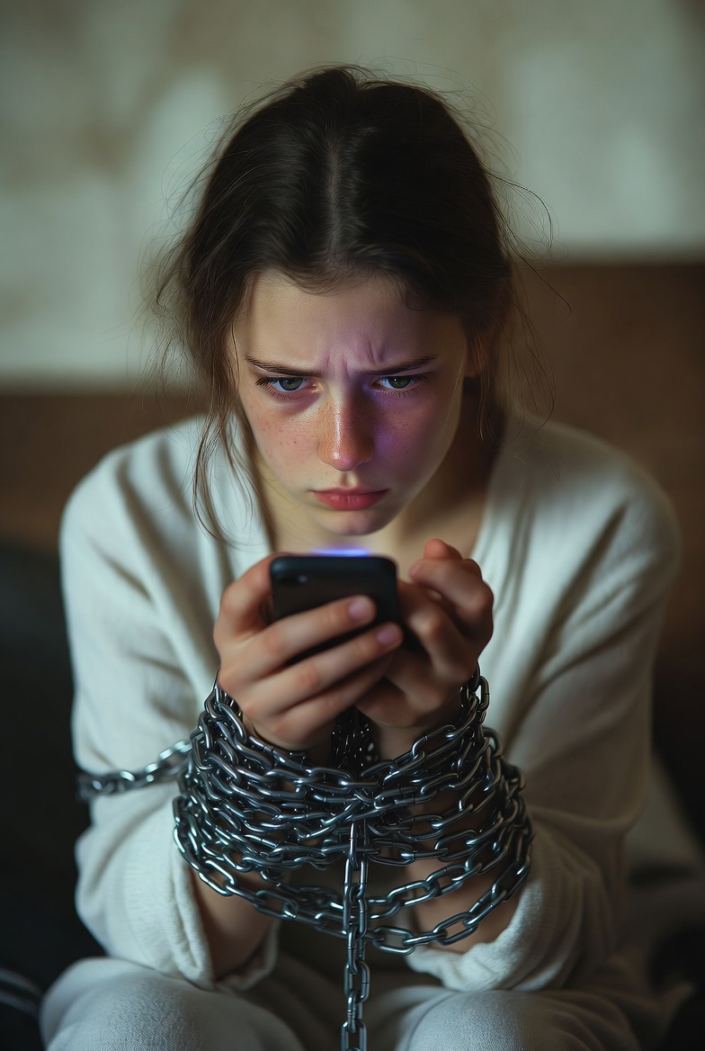 Lucía y su lucha contra la adicción al celular