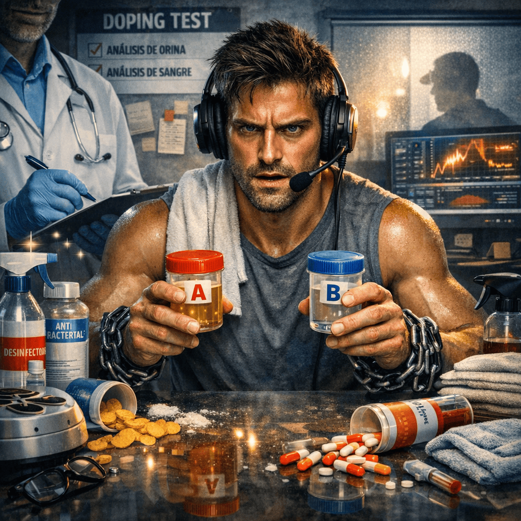 Estampida de culturistas ante un control antidopaje