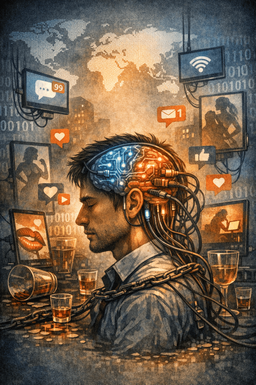 La adicción a internet cambia el cerebro